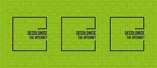 Bannière "Décolonisons Internet"