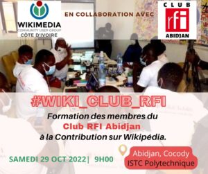 Visuel - aTELIER DE FORMATION - club Wiki RFI