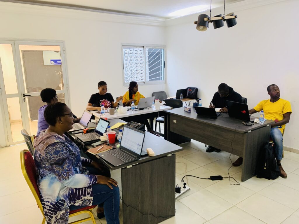 Les participants à la formation GAWA