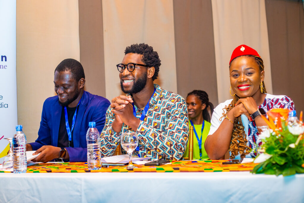 Donatien, Jean et Dominique. Les trois représentants ayant fait le discours de bienvenu et d'ouverture de la convention