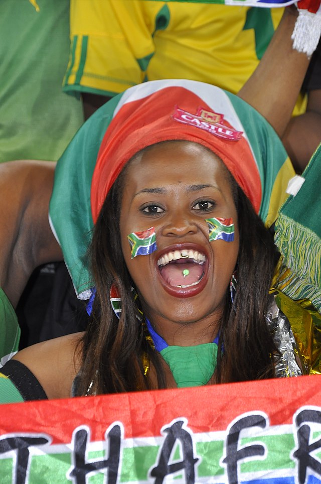 Supportrice dans les tribunes