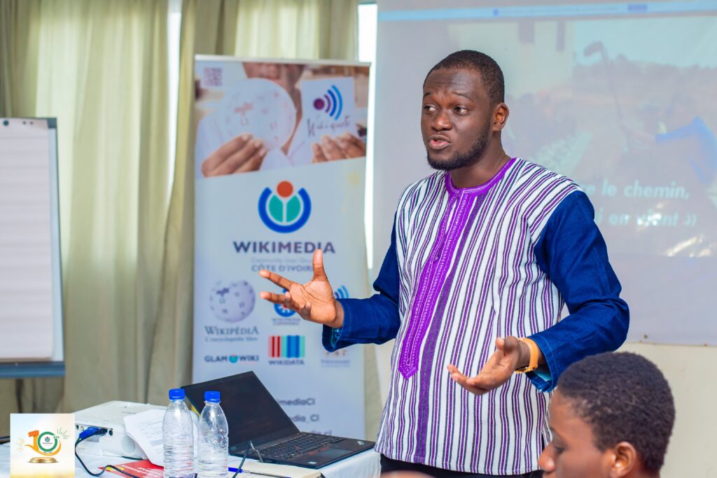 Président Donatien explique ce qu'est la capitalisation aux participants au WikickOff24