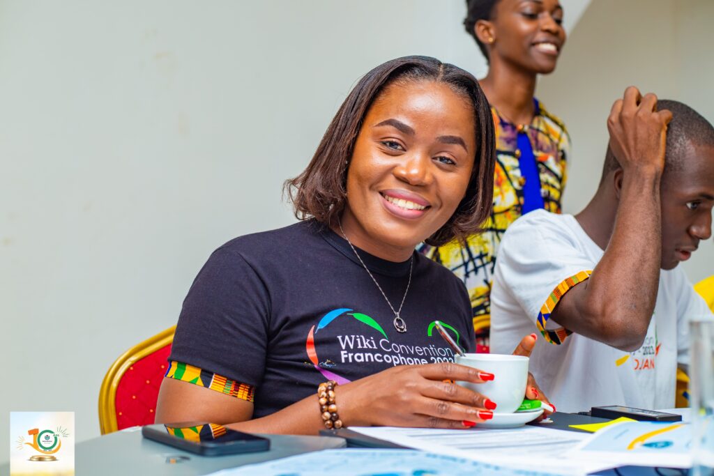 Dominique Eliane - présidente de WikiFranca et participante à la formation